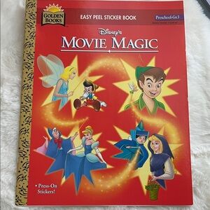 Vintage Disney Movie Magic Sticker Book